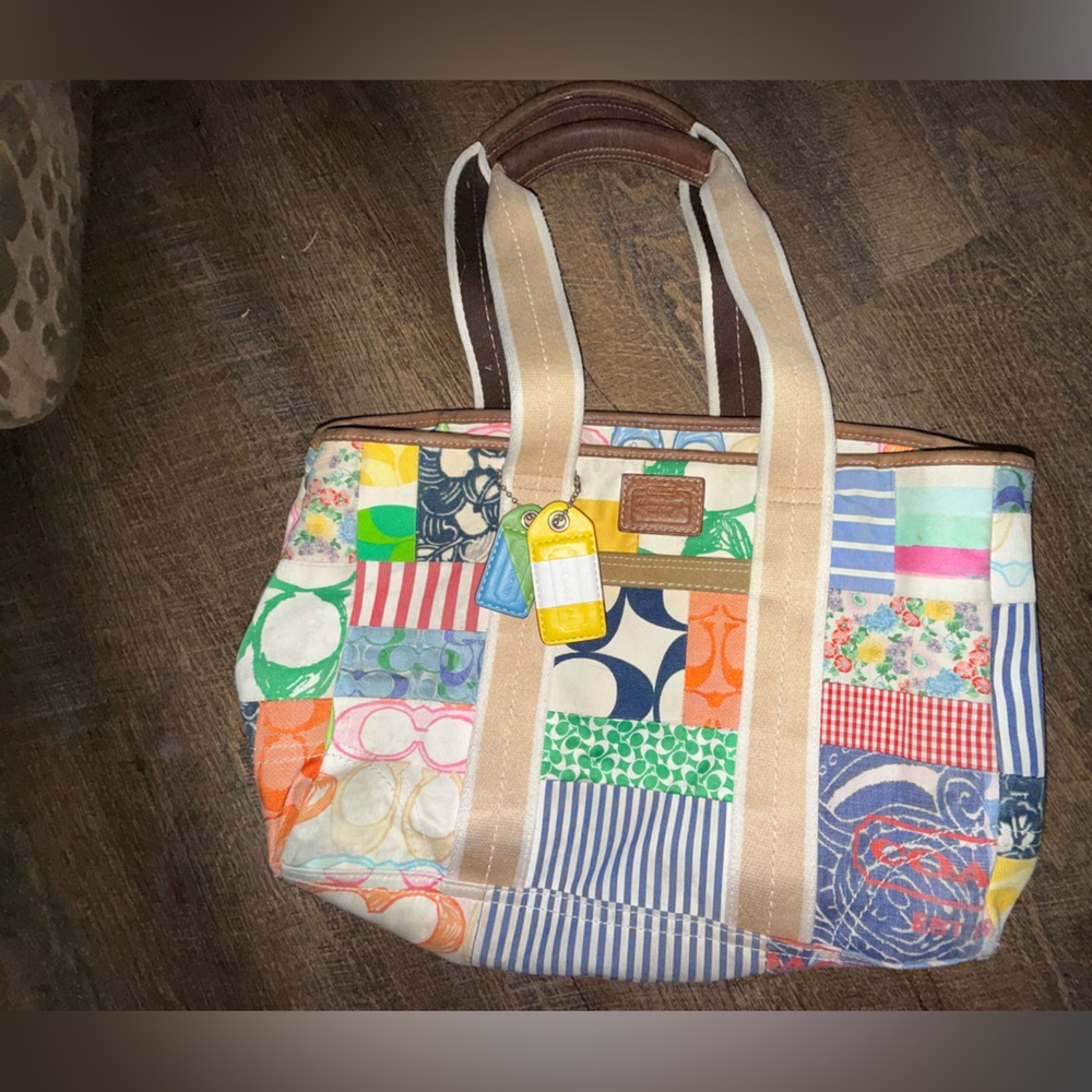Coach Patchwork Tote Bag
